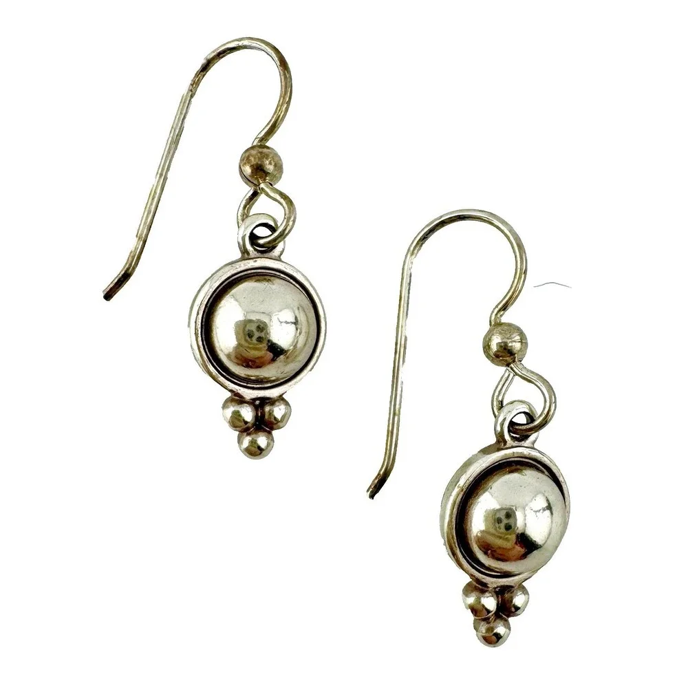 Brighton Pretty Tough Stud French Wire Earrings on Card